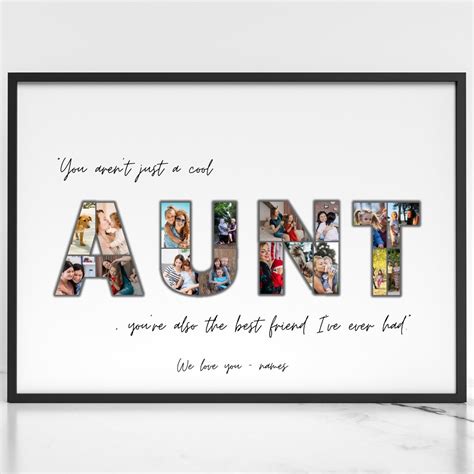 aunt photo frame|aunt picture frame collage.